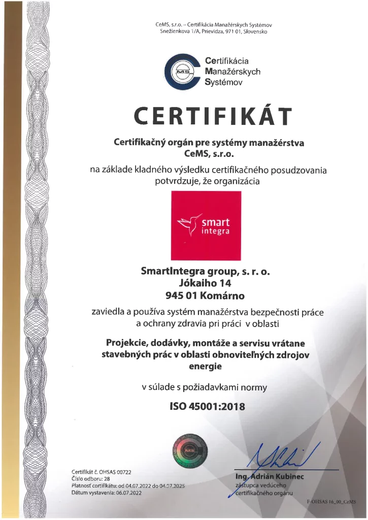 ISO 45001:2018